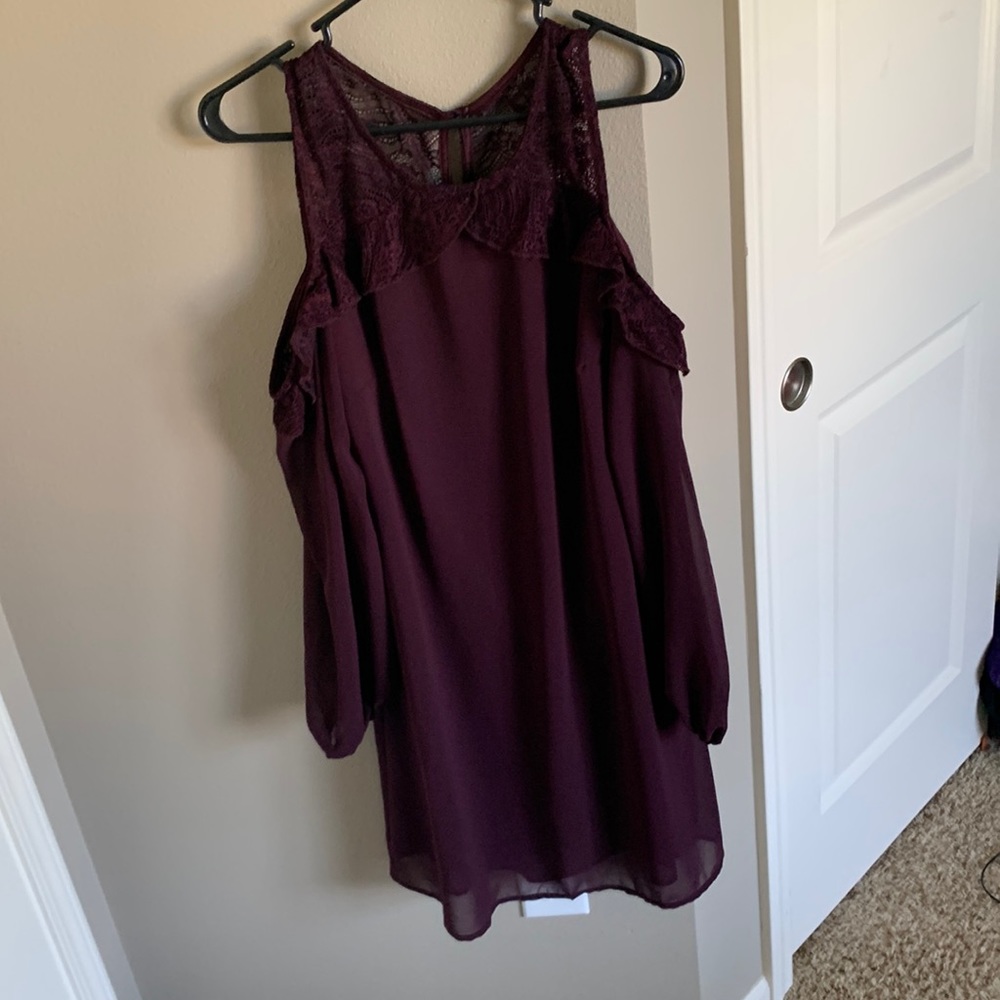 Purple lace dress size M